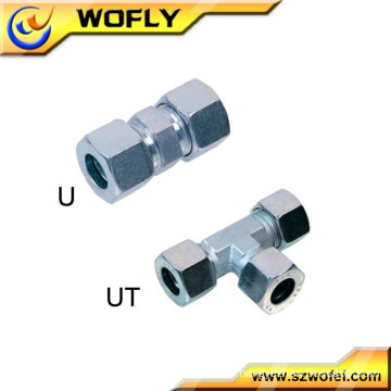 compression laboratory tee joint pipe tube pipe fittings